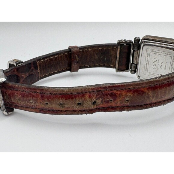 Vintage Ecclissi Sterling Silver Turquoise Watch 22490 - Picture 6 of 9